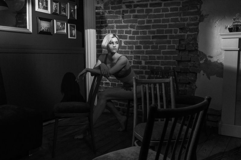 noir, woman, balck and white  фото превью