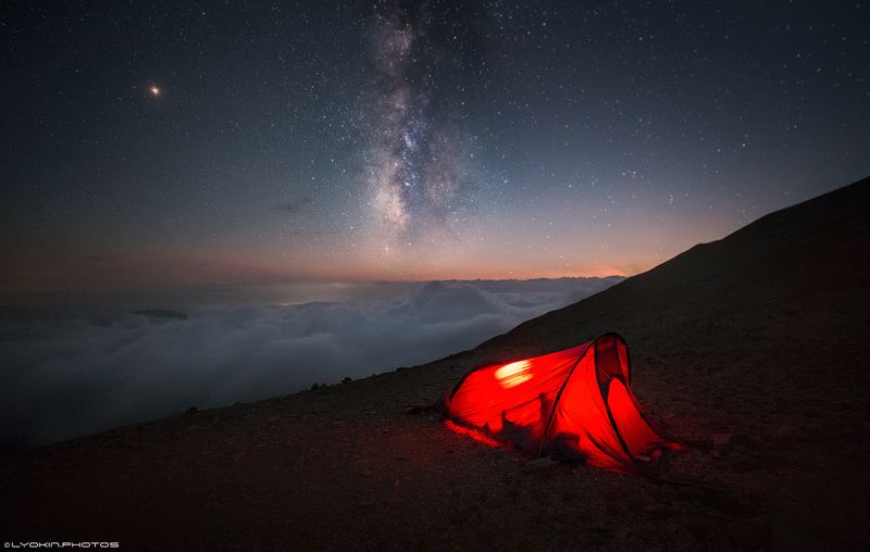 О море облаков фото превью