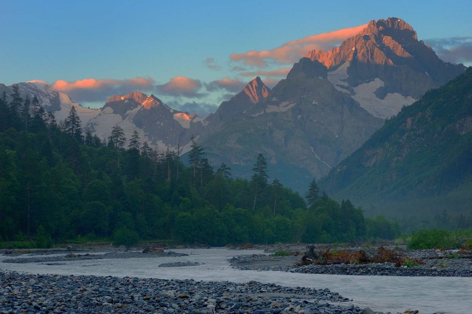 горы лето рассвет аксаут, Александр Жарников