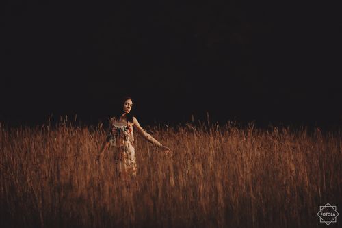 In the evening fields