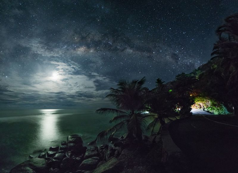 млечный путь, звездное небо, сейшелы, индийский океан Seychelles Stars фото превью