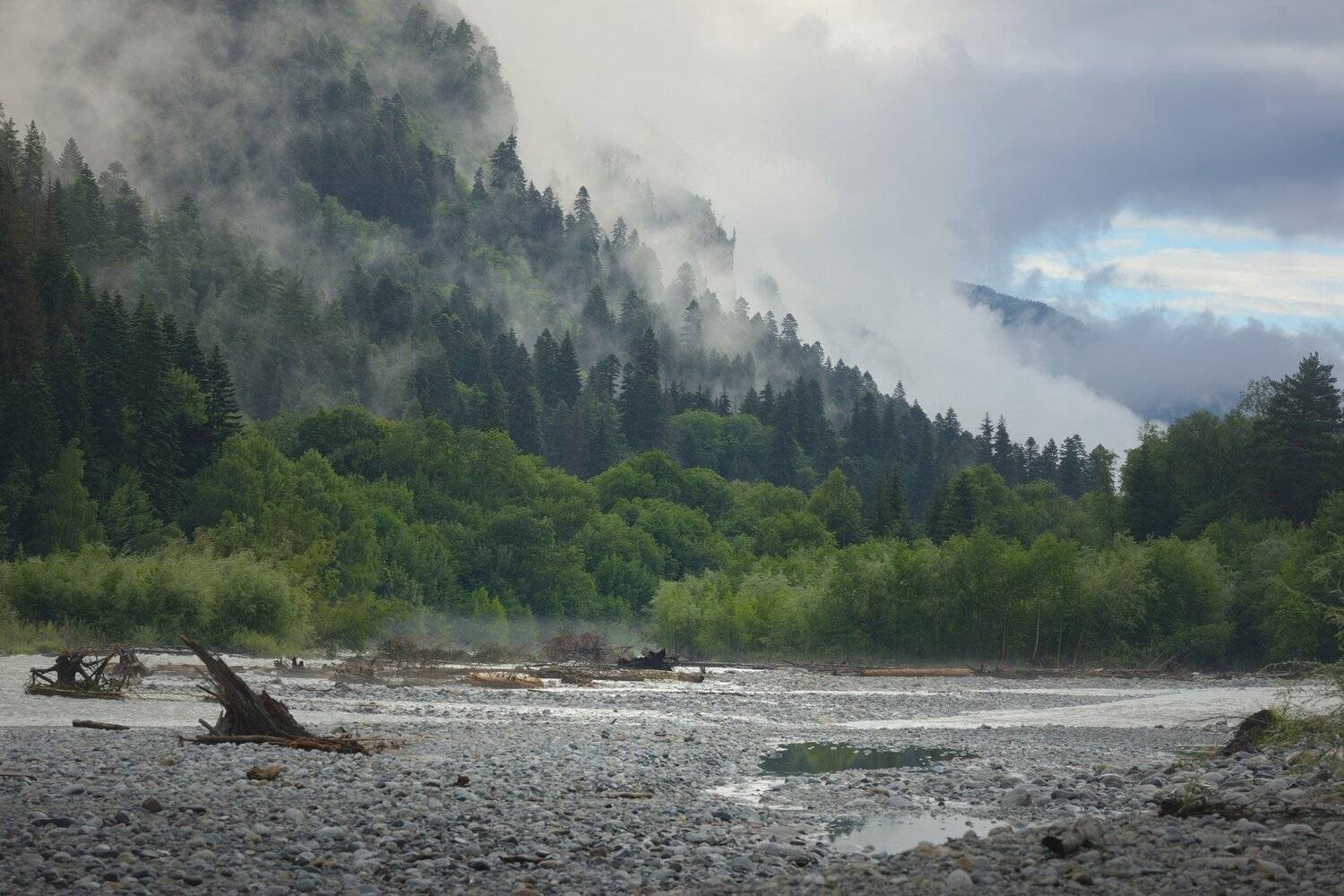 горы лето рассвет теберда, Александр Жарников