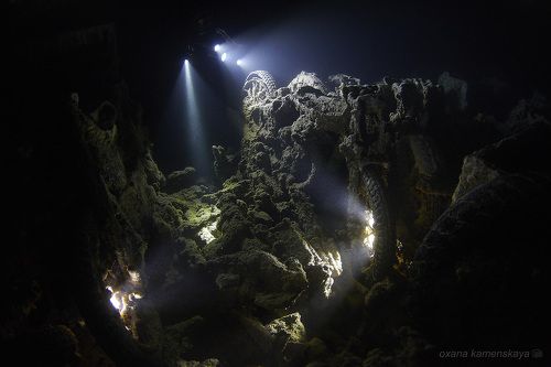 SS Thistlegorm #1. Верхний трюм.