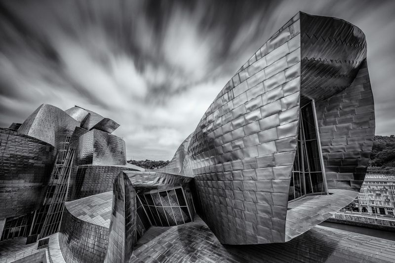 Bilbao, España, Spain, Europe, Guggenheim, Museum, LongExposure, Long, Exposure,  SPACESHIP фото превью