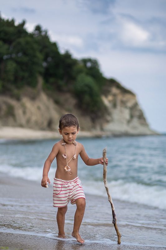 beach, summer, boy, bulgaria, kid, little, nessebar, outdoors, island, summer The islander фото превью