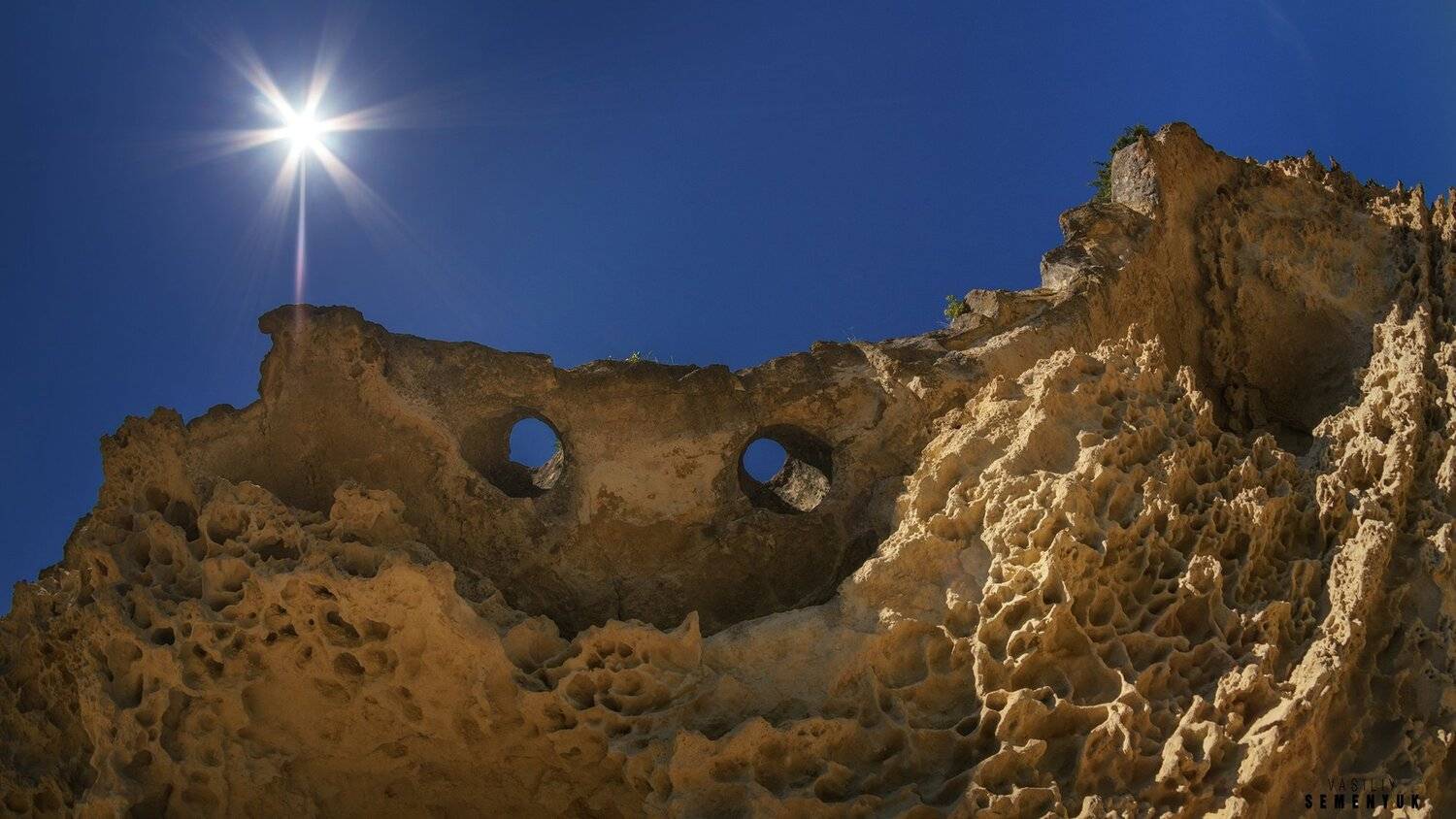 крым, бакла, \"пещерный город\", солнце, скалы, улыбка., Семенюк Василий