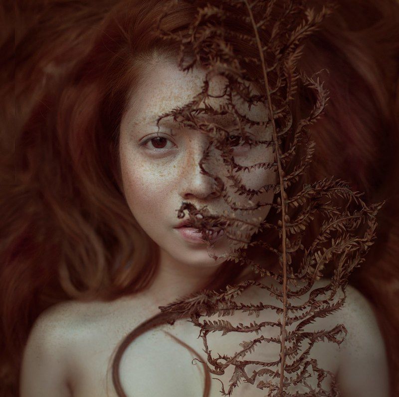 carolinemadison, portrait, beauty, redhair, redhead, portraiture, curlyhair,  lips, emotion, longhair, freckles November фото превью