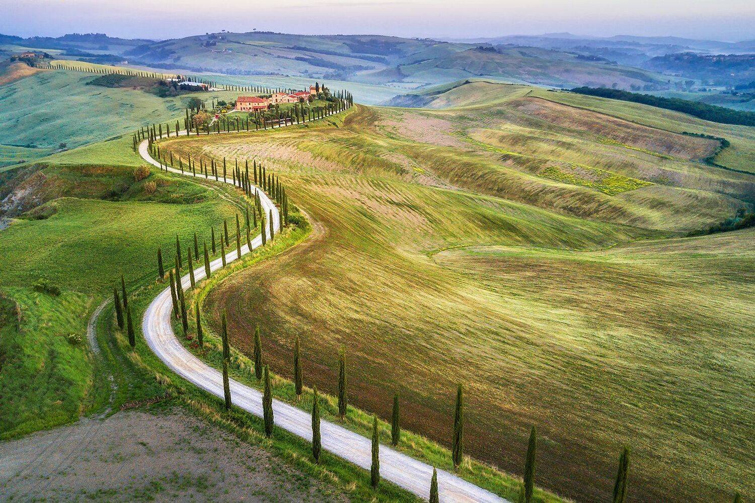 тоскана, италия, квадрокоптер, дрон, Василий Яковлев