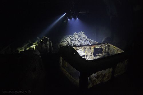SS Thistlegorm #3. Нижний ярус трюма.