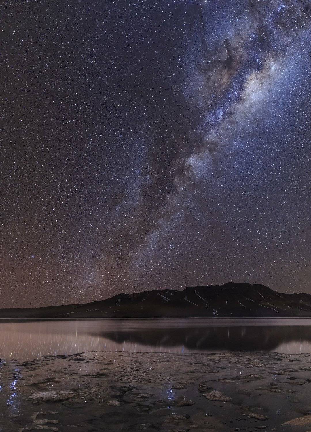 Млечный путь, Чили, Алтиплано, отражение, Vitalis Vasylius