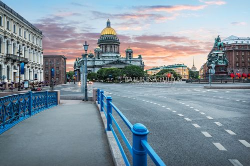 Синий мост и Исаакий