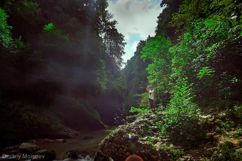 гуамка, гуамскоеущелье, краснодар, горы, реки, скалы, girl, природа, ущелье ******* фото превью