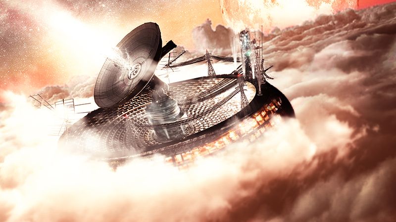 Воздушная исследовательская станция  фото превью