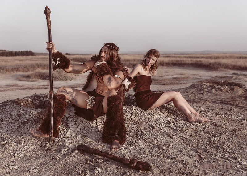 фотосет, постановка Наши предки тоже любили тусить на вулкане фото превью