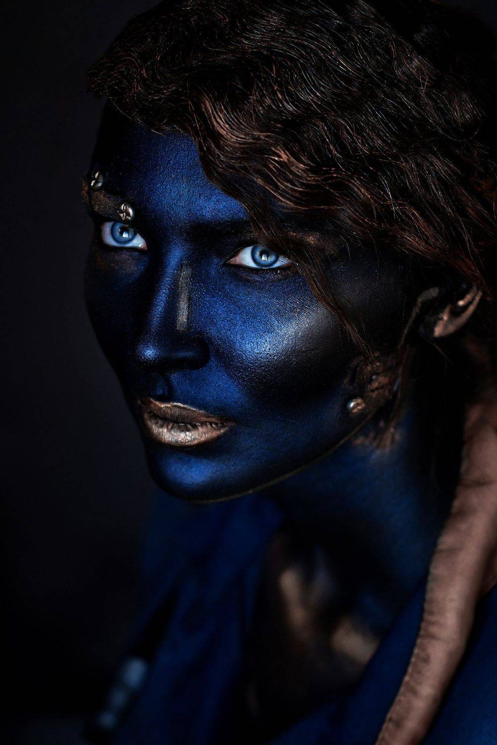 art, face, faceart, portrait, model, mood, Анна Дегтярёва