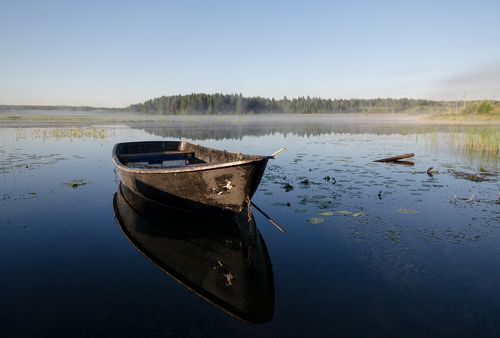 Лодочки на берегу