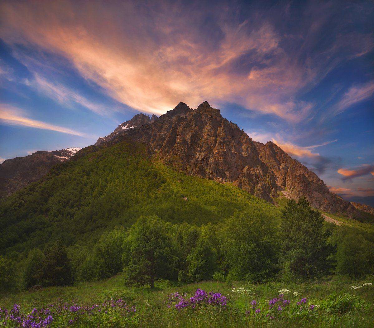 лето,горы,июль,чегем,тихтинген,кбр, Елена Брежицкая