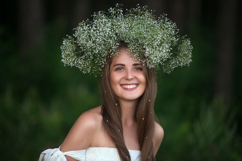 красота. девушка,природная красота, не модель, в лесу ЛЕСНАЯ НИМФА фото превью