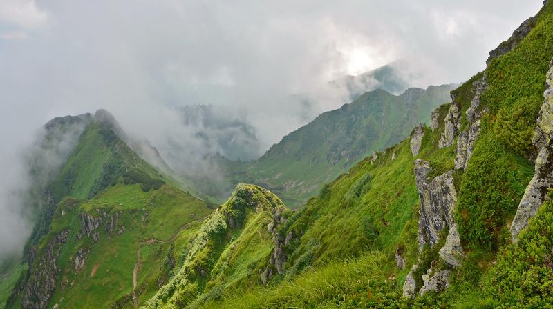 карпаты, горы, мармаросский массив Горы дымят... фото превью