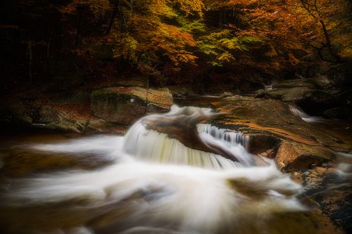 There is a Calm Waterfall