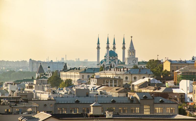 богоявленский собор, республика татарстан, казань Вид с Богоявленского собора фото превью