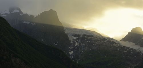 Закат в горах