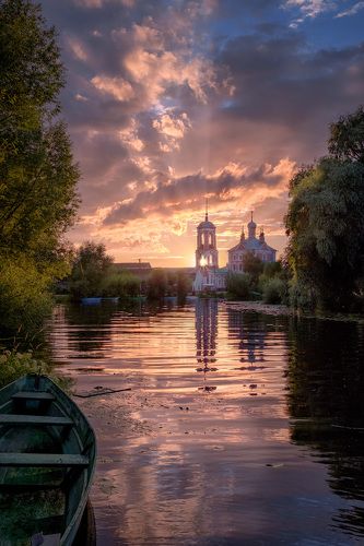 Закатное солнце