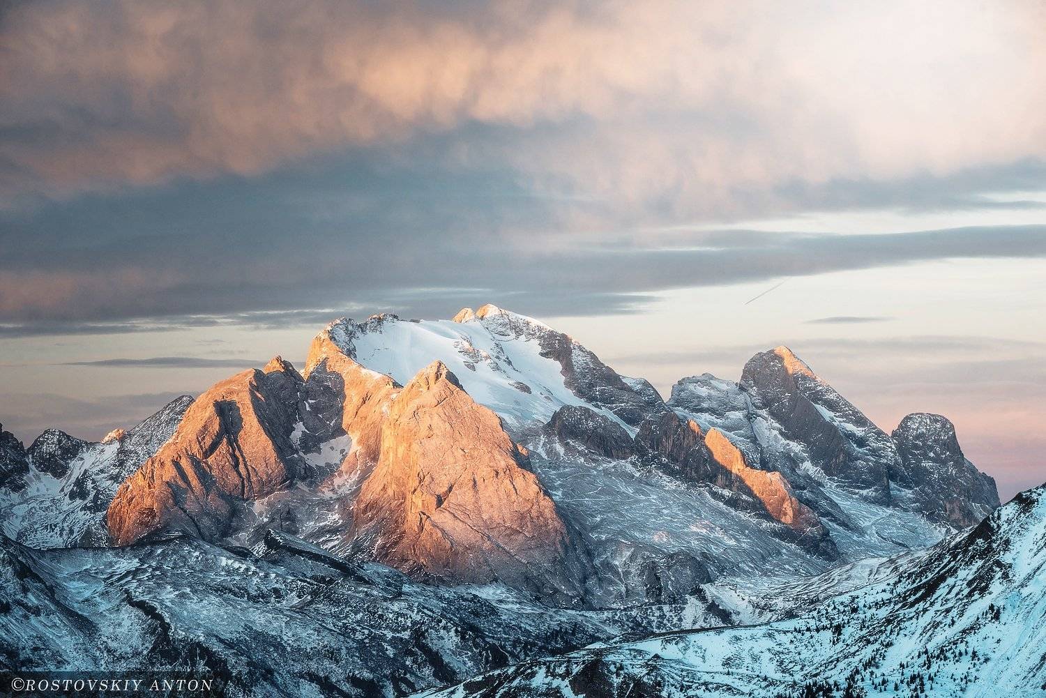 Доломиты, фототур, Гора, Мармолада, рассвет, утро, Италия, фотопктешествие, восход,, Антон Ростовский
