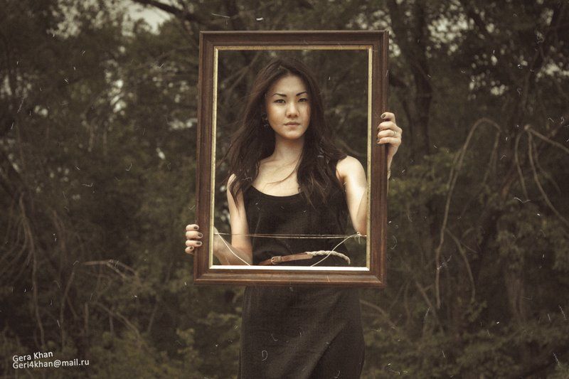 портрет, девушка, portrait, girl  фото превью