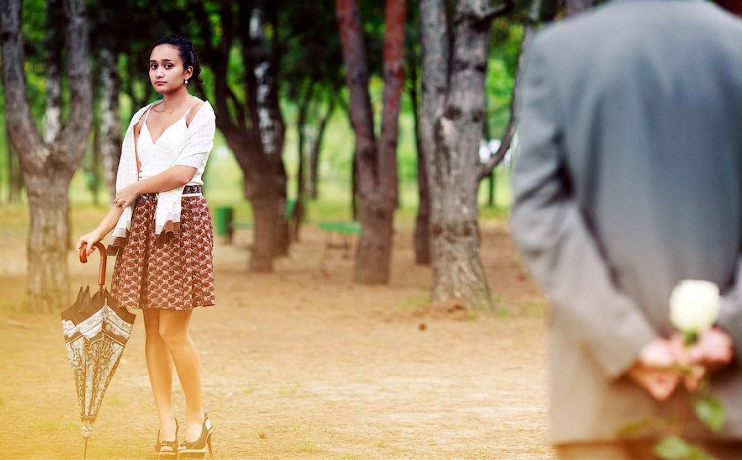 встреча, девушка, парень, цветы, весна, Igor N.