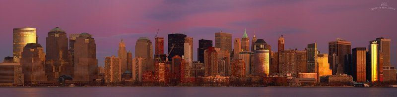usa, panorama, new york New York, Manhattan skyline фото превью