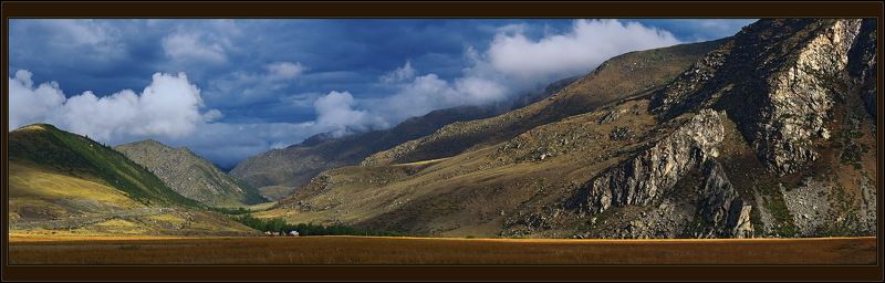 ильгумень, горы, утро, катунь, алтай Всю ночь шел долждь фото превью