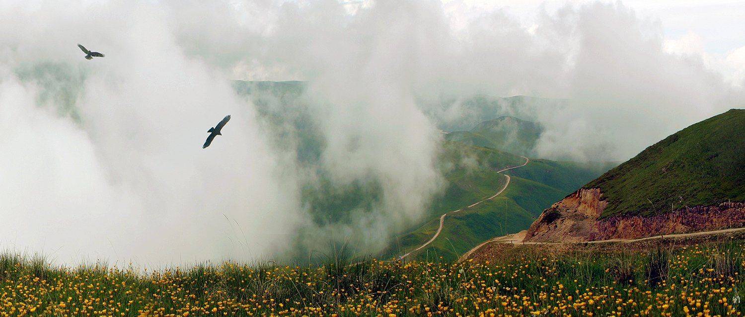 облака, горы, тызыльское ущелье, кбр, Zaur Vorokov