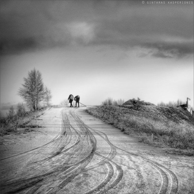 children, mono, 1x1, art, arts, photography, kasperionis, bw, b&w, lithuania, original, sky, hdr, nature, winter, snow Meanders фото превью