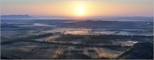 Рассвет над долиной Белого Июса