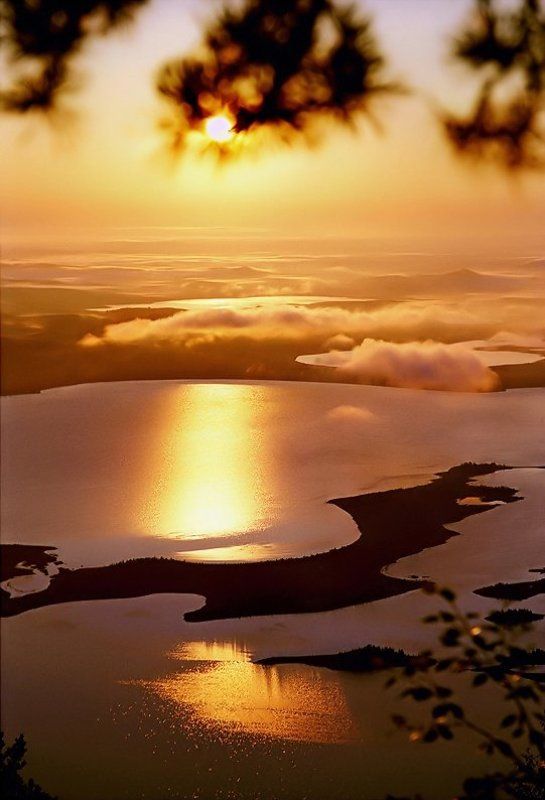 боровое, бурабай, казахстан Провожая взглядом день уходящий фото превью