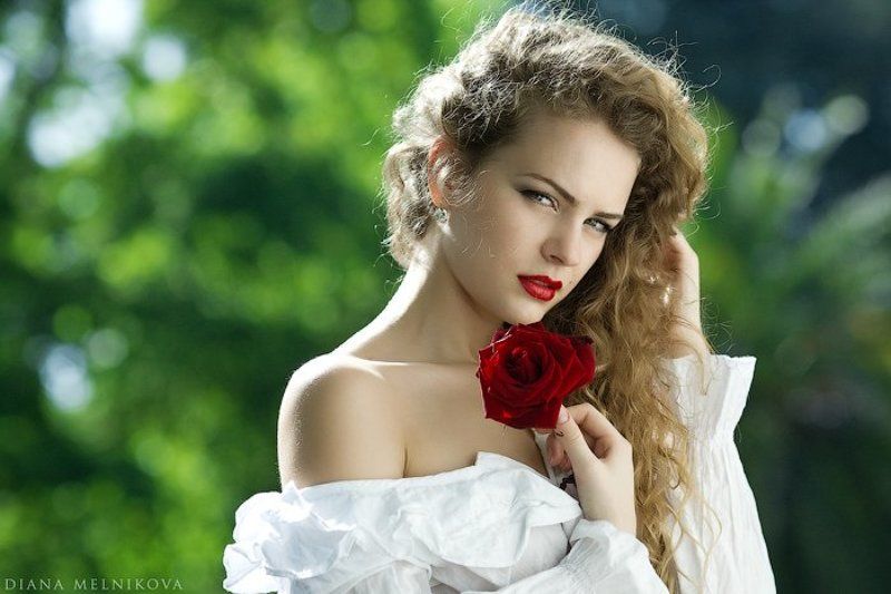 портрет, девушка  фото превью