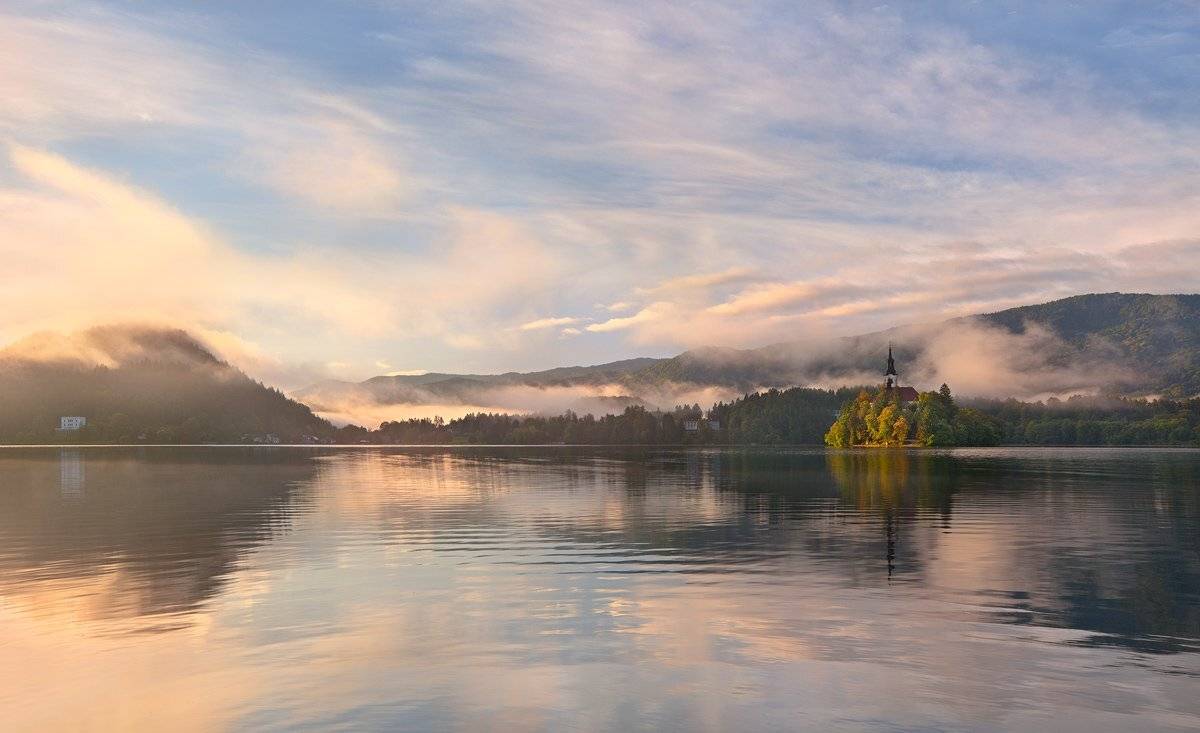 blejsko, jezero., slovenija., izh Diletant (Валерий Щербина)