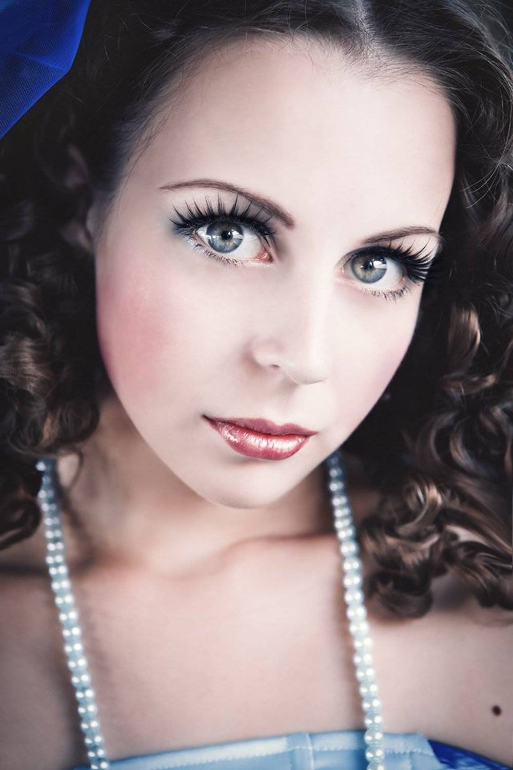 взгляд, портрет, девушка, кукла, Vasily Kuleshov