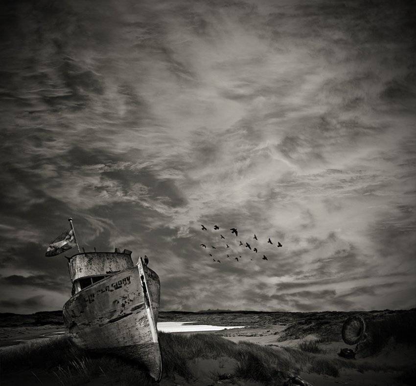 wind, flag, flying, sky, sound, birds, boat, Caras Ionut