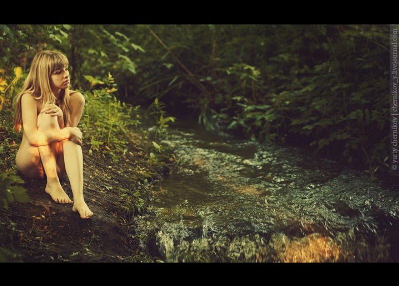 ручей, модель, утро  фото превью