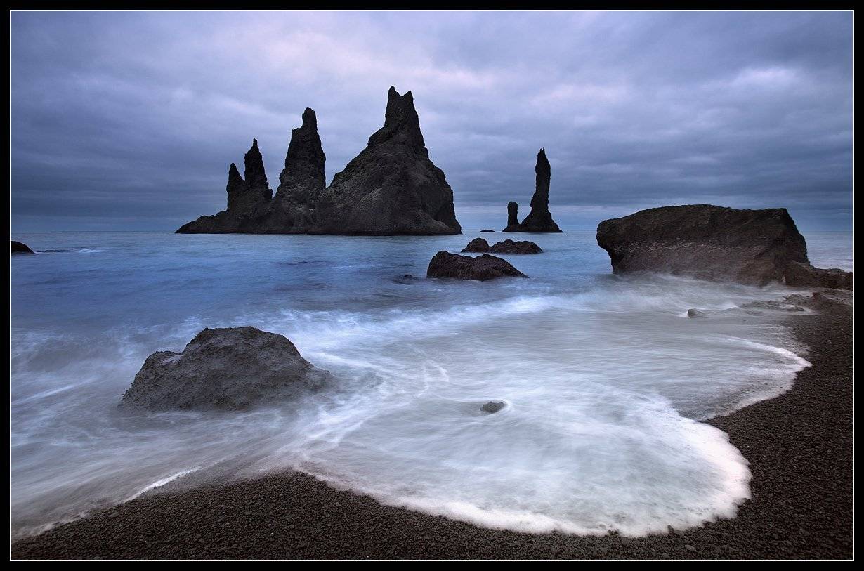 скалы vik iceland, море, исландия, Виктория Роготнева
