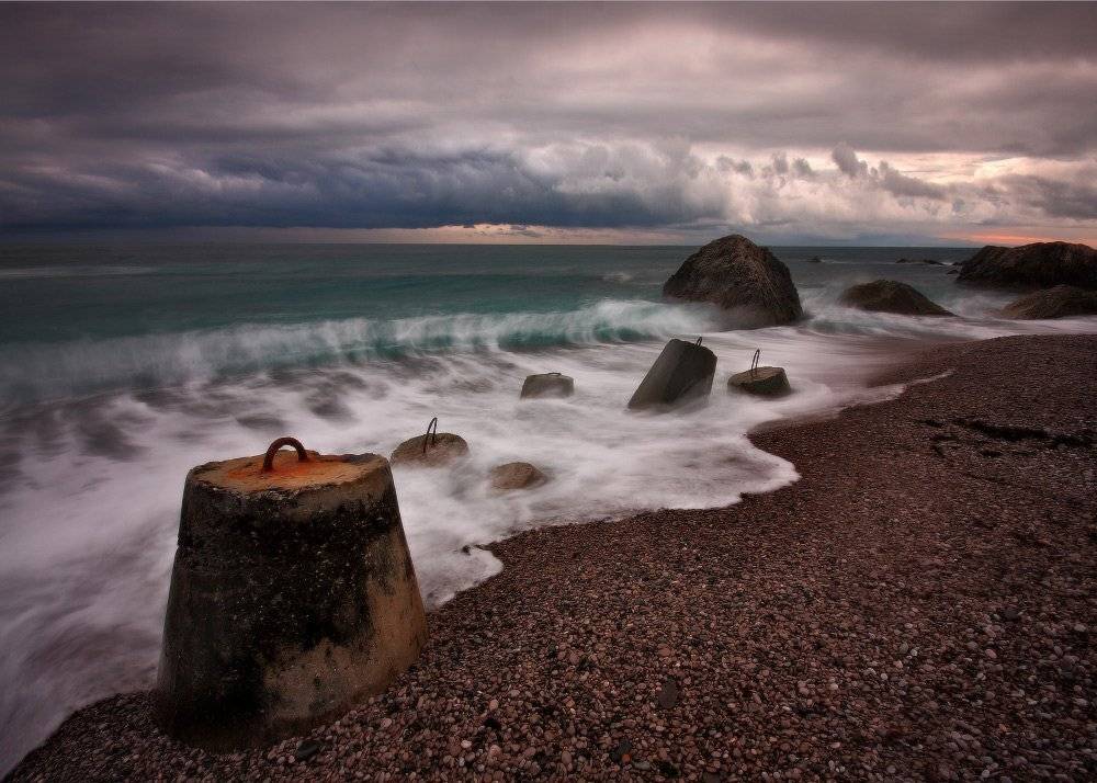 вечер, зима, кацивели, крым, море, январь, Петриченко Валерий
