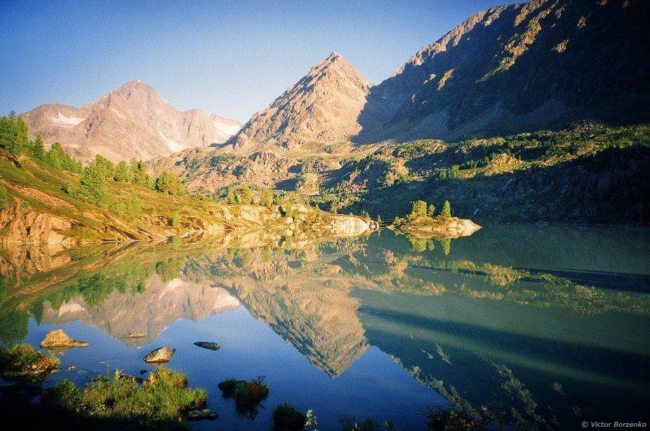 алтай, озеро, дарашколь, утро, Виктор Борзенко