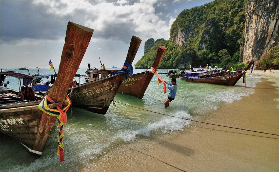 матросы, лодки, краби, острова, тайланд, Сергей Гаспарян