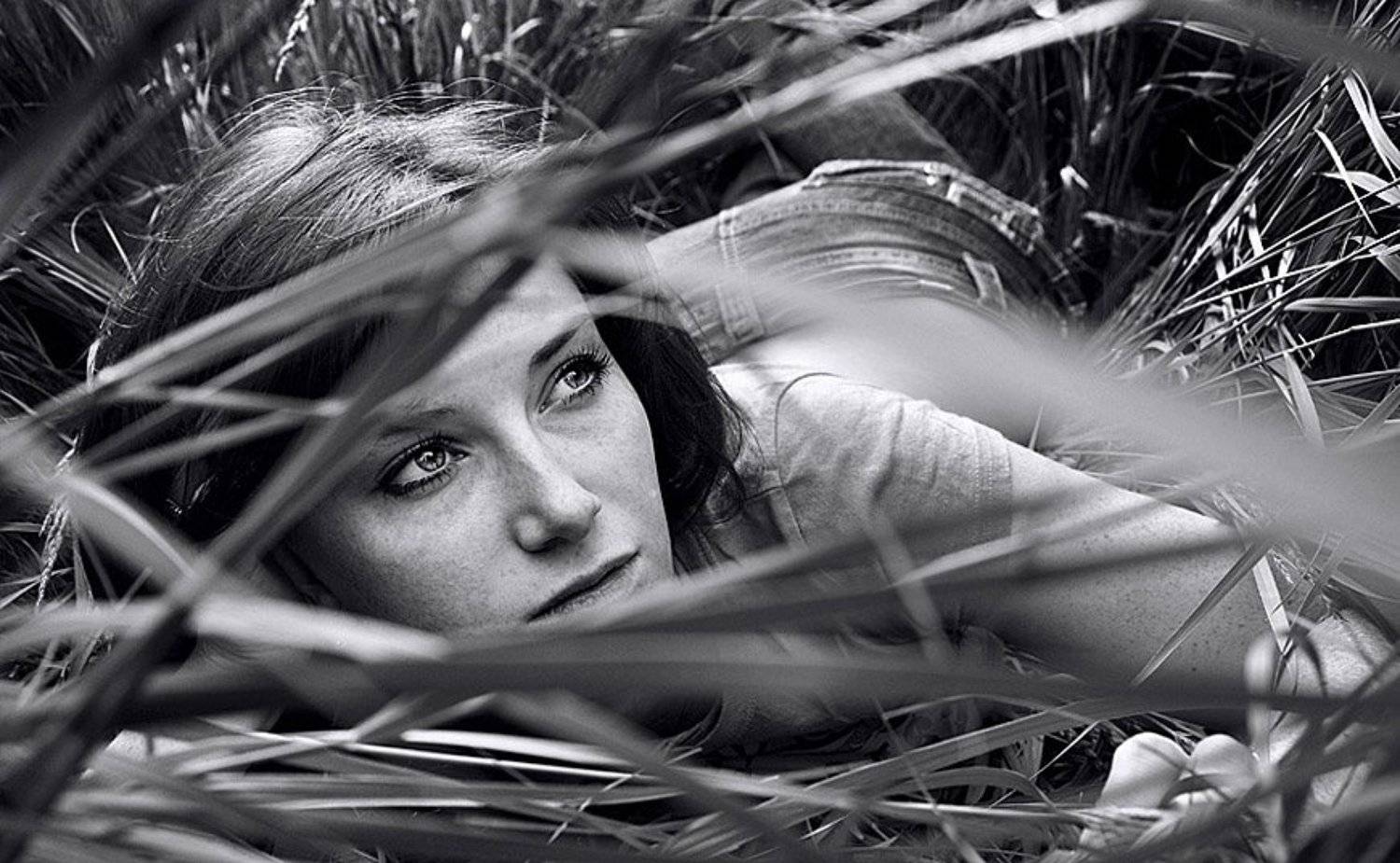 взгляд, чб, портрет, девушка, Костюченко Наталия