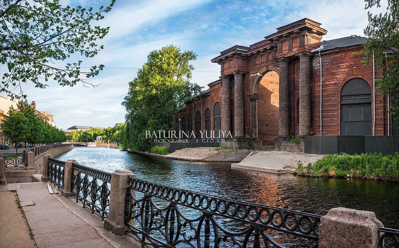 санкт-петербург, новая голландия, река, утро, Юлия Батурина