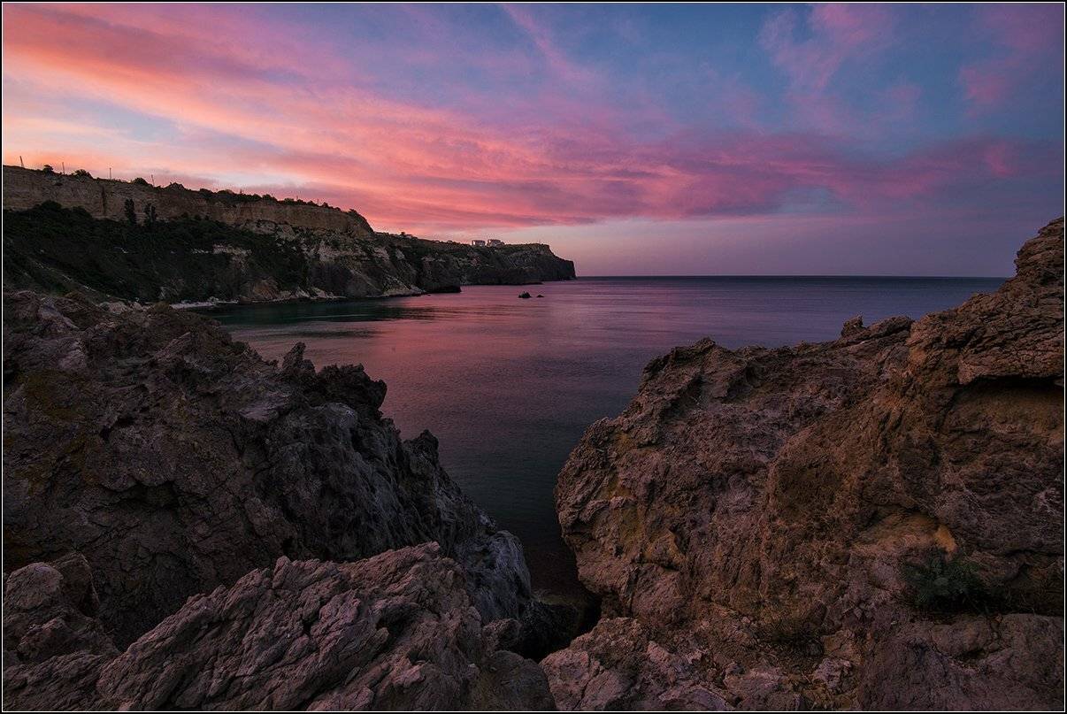 крым, севастополь, утро, море, скалы, АНАТОЛИЙ ДОВЫДЕНКО