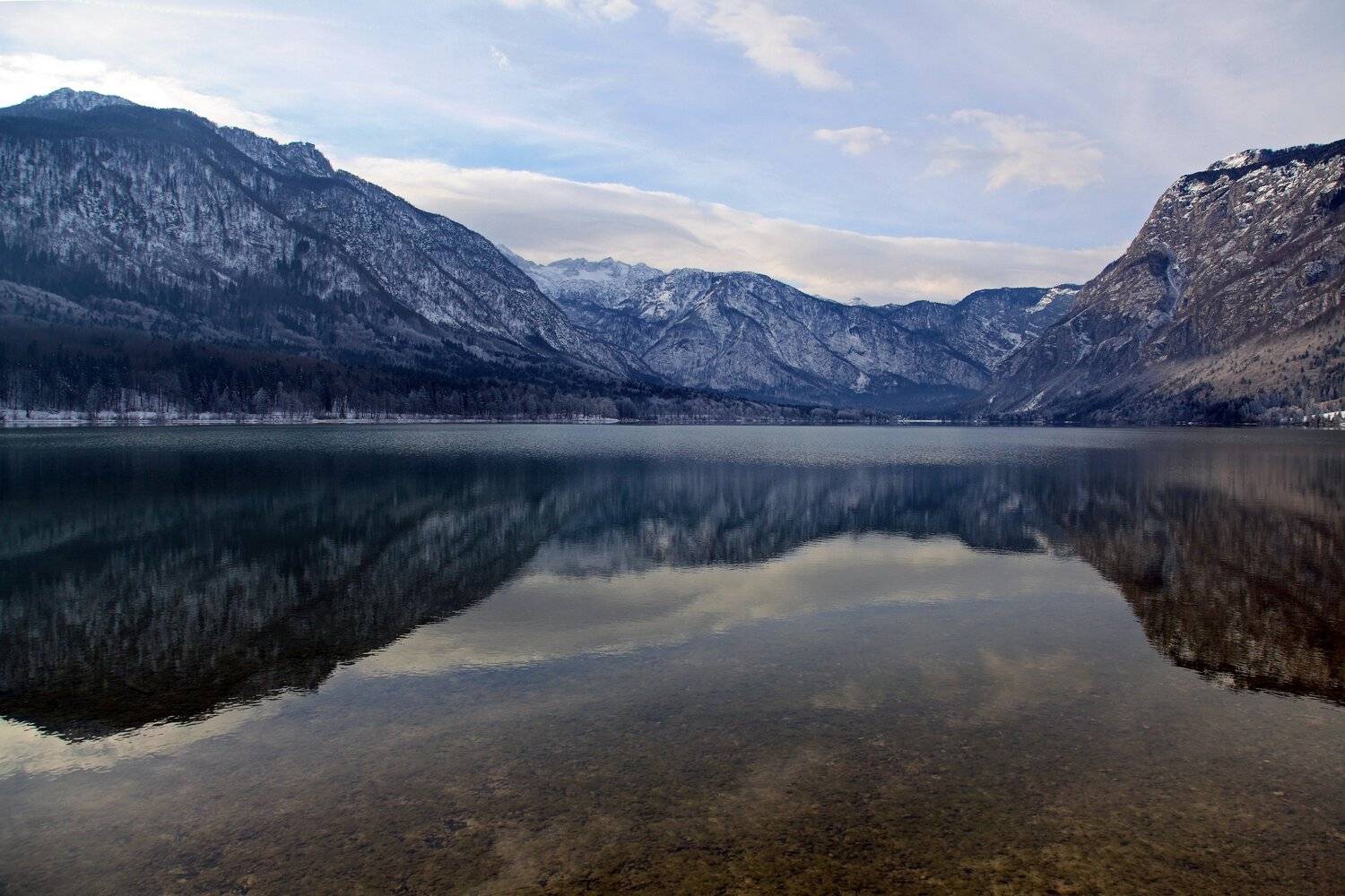 пейзаж, озеро, Бохинь, словения, путешествие, отражение, travel, slovenia, landscape, lake, Михаил Конарев