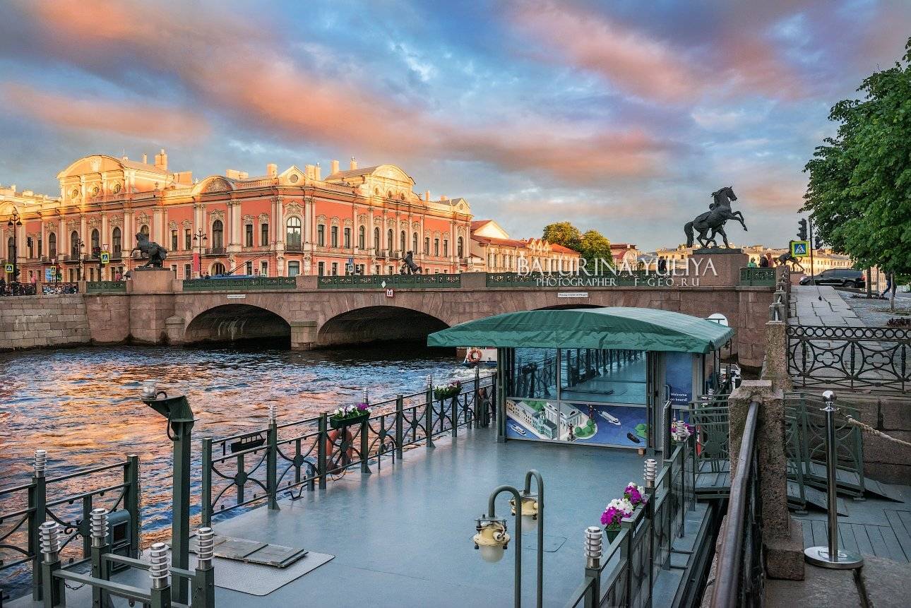 санкт-петербург, аничков мост, фонтанка, кони, Юлия Батурина